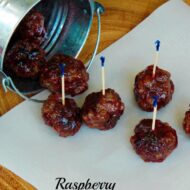 Raspberry Chipotle Meatballs