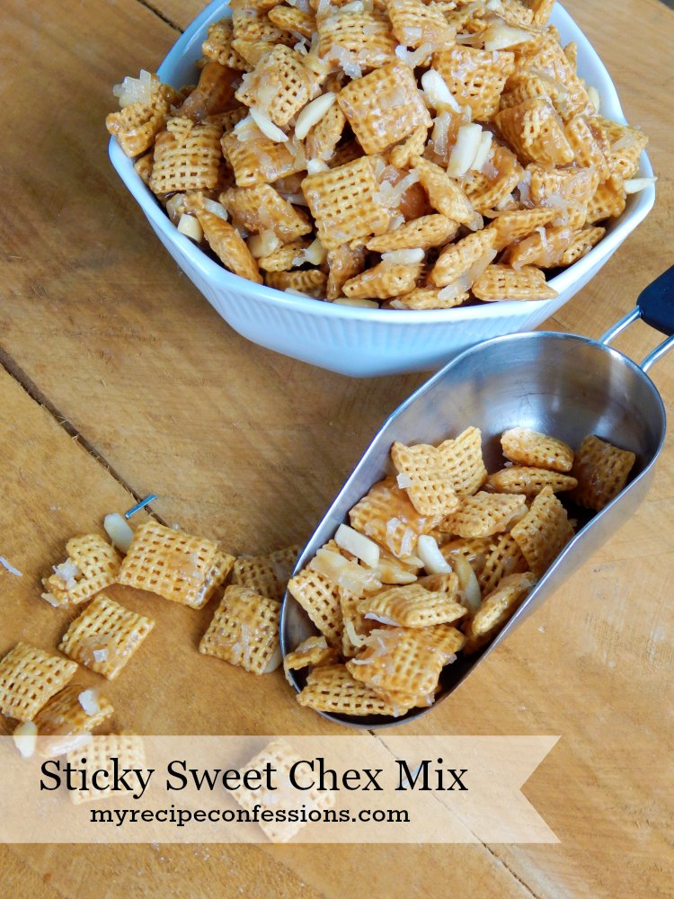 Sticky Sweet Chex Mix