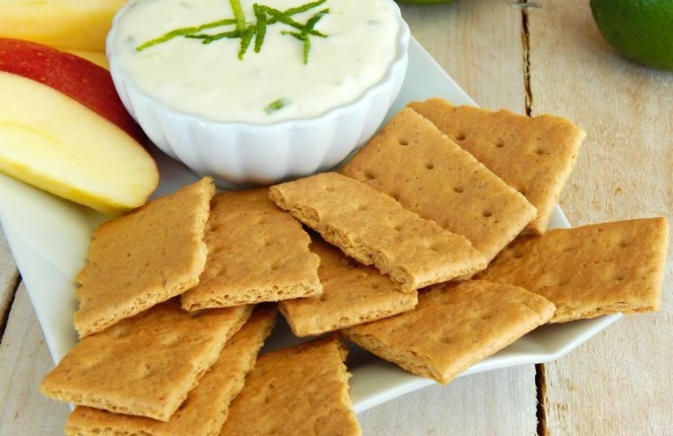 Creamy Key Lime Pie Dip. This dip is delicious twist key lime pie. It is amazing served with graham crackers and fresh fruit. I love to make it for summer BBQs. It can also be served year round at any party with all the other appetizers. It is a different than your traditional fruit dip and there is rarely any leftovers.