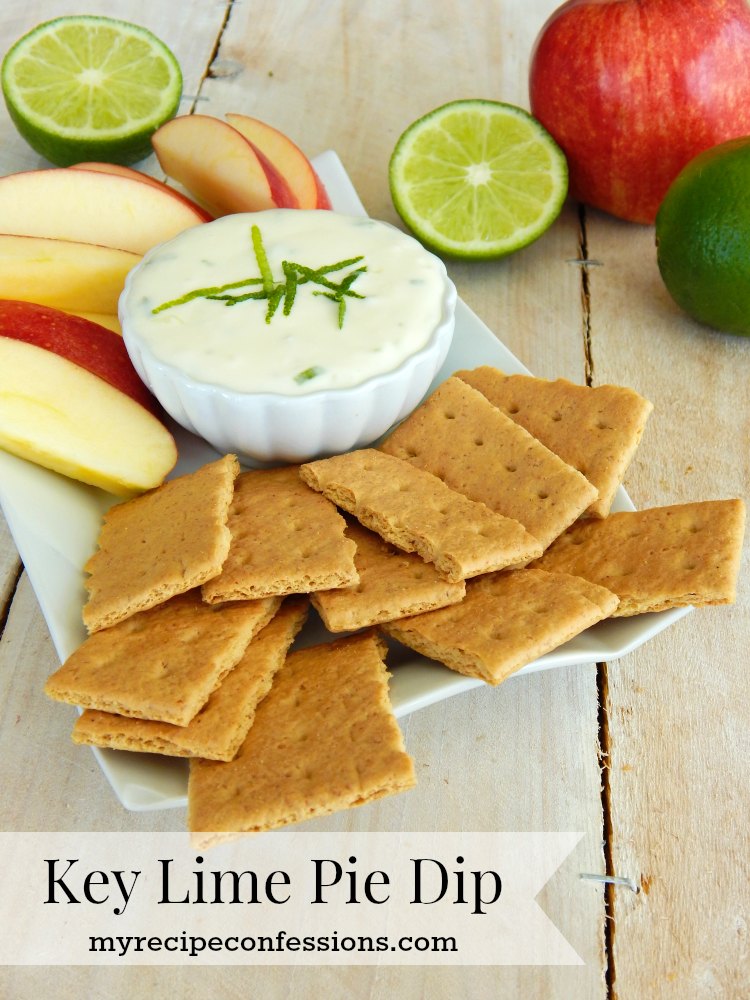Creamy Key Lime Pie Dip. This dip is delicious twist key lime pie. It is amazing served with graham crackers and fresh fruit. I love to make it for summer BBQs. It can also be served year round at any party with all the other appetizers. It is a different than your traditional fruit dip and there is rarely any leftovers. 