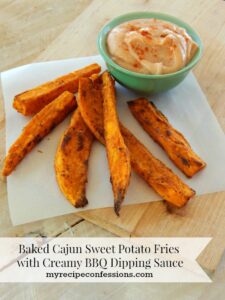 Baked Cajun Sweet Potato Fries