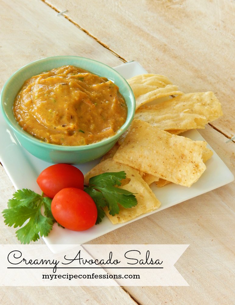 Creamy Avocado Salsa is a dip that can be enjoyed all year long! Trust me, you will get asked for the recipe over and over again. It can shine alongside any appetizers. It also makes a great side dish for your favorite Mexican dinner.
