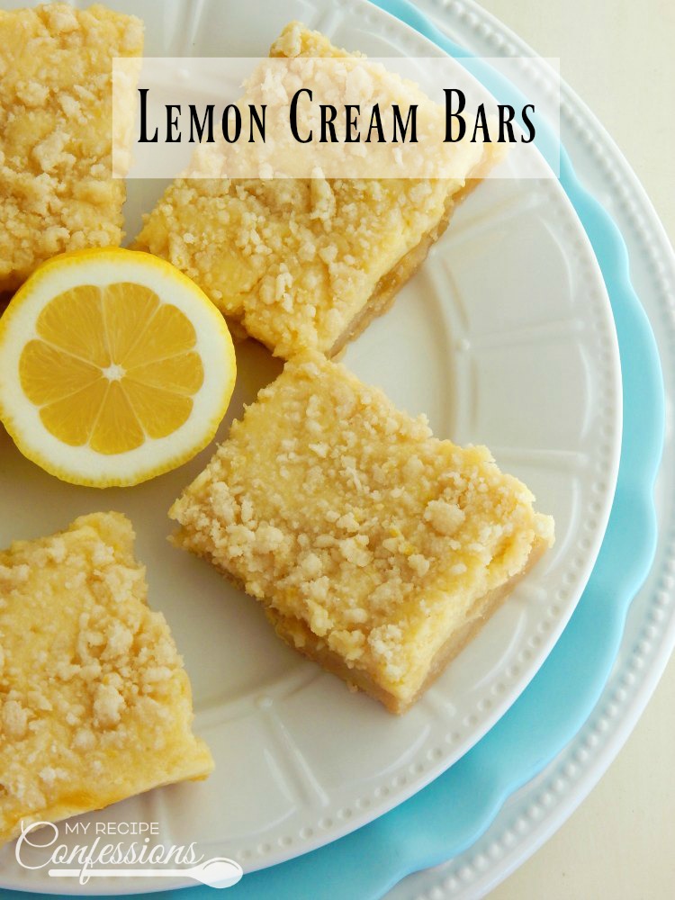 Lemon Cream Bars so EASY and the BEST you will ever taste! These bars are the perfect balance between cream cheese filling and lemon curd. This recipe is my go-to when I am craving sweet treats and they hit the spot every time.
