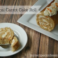 Tropical Carrot Cake Roll