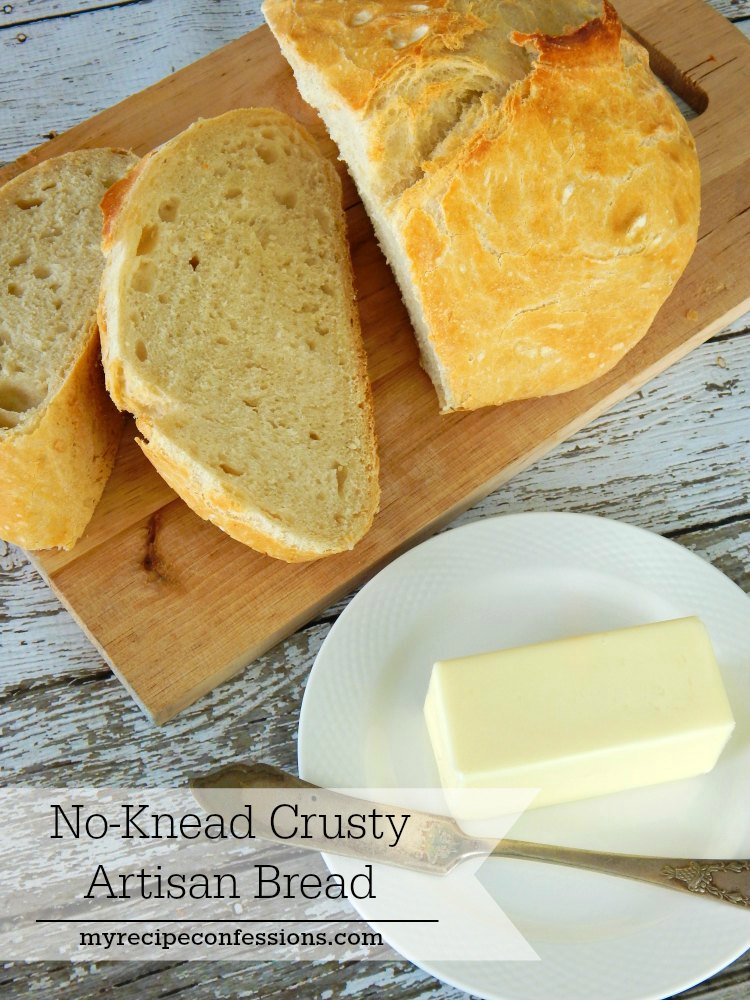 No-Knead Crusty Artsian Bread