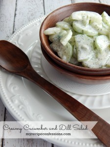 Creamy Cucumber and Dill Salad