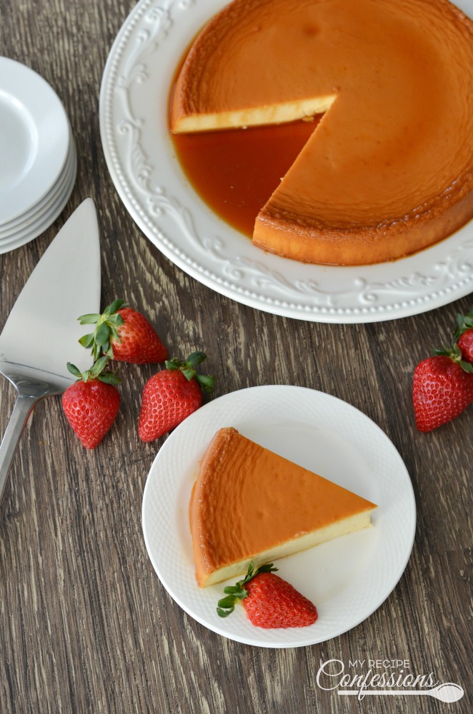 Creamy Spanish Flan is the BEST RECIPE EVER!!! The cream cheese in this recipe makes the flan so smooth and creamy.  Don't worry, it's very easy to make too. This Creamy Spanish Flan is the perfect dessert for any occasion.