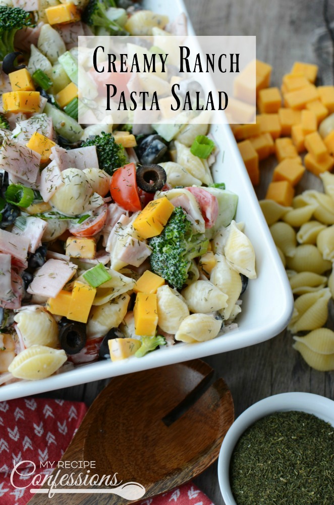 Creamy Ranch Pasta Salad