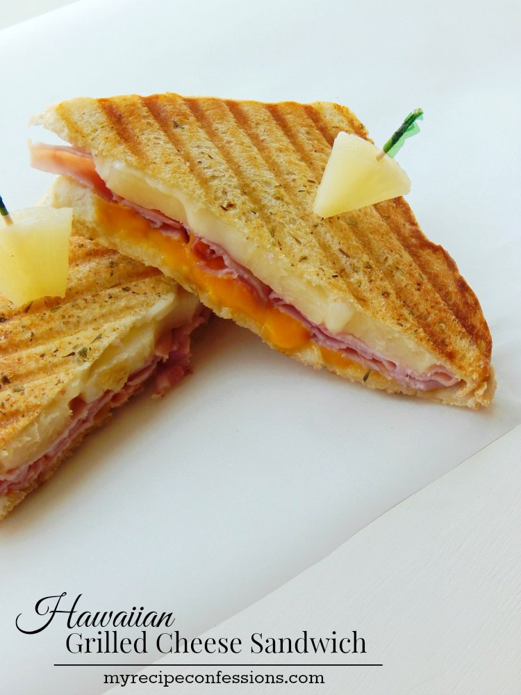 Hawaiian Grilled Cheese Sandwich