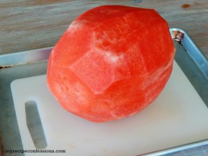 How To Cut Watermelon Like A Pro. Summer just isn’t the same without a refreshing watermelon! I always hated cutting watermelon because it got everything sticky. When I learned how to cut watermelon like a pro I was shocked at how simple and easy it was. Now I no longer have a sticky kitchen after cutting up a watermelon.