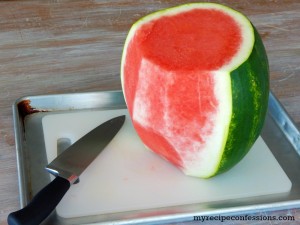 How To Cut Watermelon Like A Pro. Summer just isn’t the same without a refreshing watermelon! I always hated cutting watermelon because it got everything sticky. When I learned how to cut watermelon like a pro I was shocked at how simple and easy it was. Now I no longer have a sticky kitchen after cutting up a watermelon.