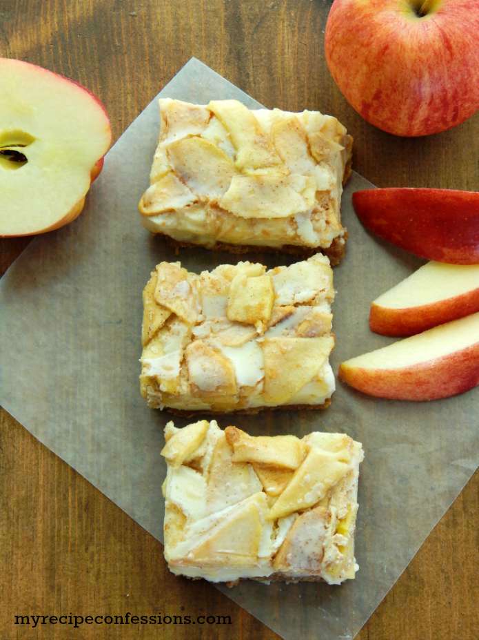 You can throw all your other dessert recipes out, because this Apple Pie Cream Bars recipe it all you need! You can enjoy this dessert in the summer, fall, or any other time of the year. The filling only calls for three ingredients. Can you guess what they are? 