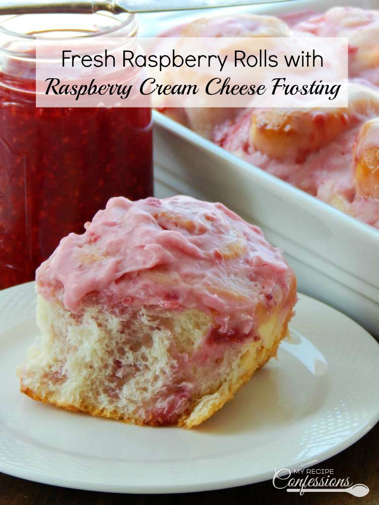 Raspberry Rolls with Raspberry Cream Cheese Frosting are a family favorite. We never have any leftovers because they are gone as soon as I pull them out of the oven. These rolls are easy and so worth every second it takes to make them! 