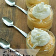 30 Minute Butterscotch Mousse