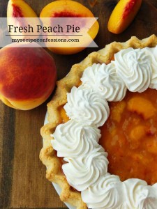 Say hello to Autumn with a Fresh Peach Pie! This is the best peach pie recipe out there! The instructions are easy to follow and my family couldn’t get enough of it. I am going to make this every Fall!