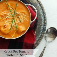 Crock Pot Tomato Tortellini Soup
