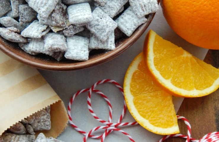 Four Ingredient Chocolate Orange Muddy Buddies