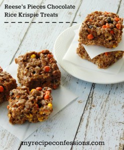 Reese's-Pieces-Rice-Krispie-Treats