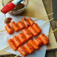 Grilled Maple Carrot Kabobs