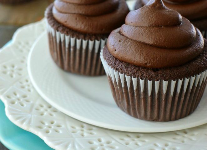 Ultimate Flourless Chocolate Cupcakes