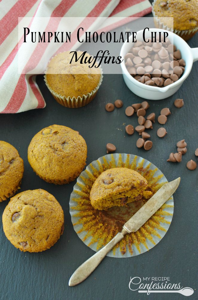 Pumpkin Chocolate Chip Muffins are the best! They are super moist and fluffy. I can't get over the amazing pumpkin and chocolate flavor. They are very easy to make which makes them even better! 