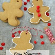 Easy Homemade Gingerbread Ornaments