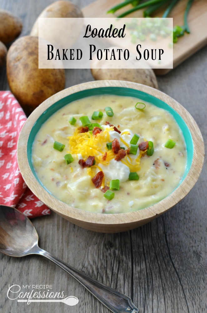 Loaded Baked Potato Soup is the best soup recipe you will ever find! Not only is is super quick and easy to make, it loaded with flavor. My family loves the smoky bacon and green onions throughout the soup. This soup is the ultimate comfort food and makes the perfect dinner any night of the week!