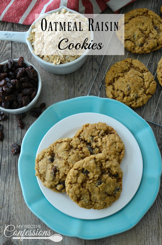 These Oatmeal Raisin Cookies are the BEST EVER! They are super soft and chewy, and the flavor is out of this world! This recipe is quick, easy, and makes the perfect oatmeal raisin cookies every time. My family devoured them, even my picky eater loved them. 