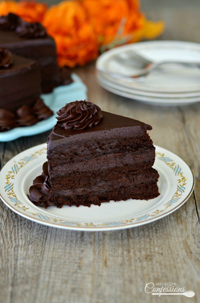 Ultimate Homemade Chocolate Cake is THE BEST RECIPE EVER! It is so moist and very easy to make. It tastes just like the Chocolate Tower Cake from the Cheesecake Factory!