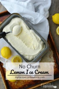 No Churn Lemon Ice Cream is a gift from Heaven! It's creamy custard-like texture and refreshing flavor with leave you breathless. You don't need a ice cream maker to make this homemade goodness and it's so easy anybody can make it!